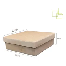 Kit 10 Caixas De Mdf Cru Tampa Sapato 10x10x5 Foto mini 3