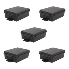 Kit 10 Caixas Herméticas Multiuso Plástica Baby Slim Preta Foto  mini 1