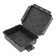 Kit 10 Caixas Herméticas Multiuso Plástica Baby Slim Preta Foto mini 4
