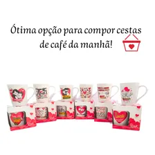 Kit 10 Canecas Dia Dos Namorados 250ml Caixinha Porcelana Foto mini  2