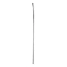 Kit 10 Canudos Inox Sustentável Curvado 5mm Escovinha Comprimento 19 Cm Foto mini  2