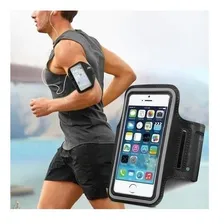 Kit 10 Capa Braço Suporte Braçadeira Celular Corrida Atacado Cor Preto Foto mini 2