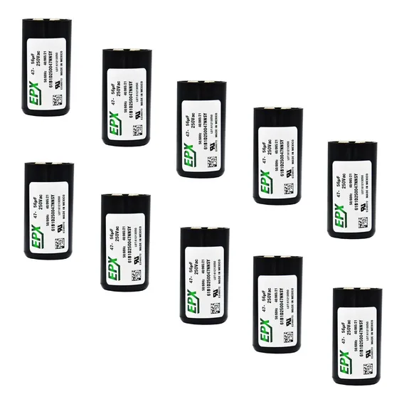 Kit 10 Capacitor Eletrolitico 47uf 250v Epx Foto 1