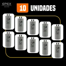 Kit 10 Capacitor Permanente 40uf 450v Epx (c/terminal) Foto mini  2