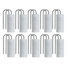 Kit 10 Capacitor Permanente Cabo 8uf 380v 400v - 2 Fios Foto mini 1