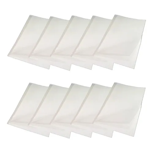 Kit 10 Capas Encadernação Térmica Até 300 Folhas A4 Branca Foto 1