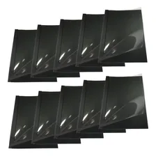 Kit 10 Capas Encadernação Térmica Até 60 Folhas A4 Preta Foto mini 1
