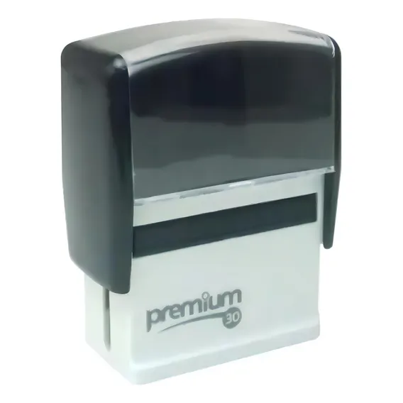 Kit 10 Carimbos Premium 30 (só Carcaça) Cor Preto Cor da tinta Preto Foto 1