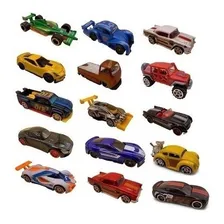 Kit 10 Carrinho De Ferro Hotcars 1:64 Miniaturas Coleção Foto mini 1