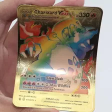 Kit 10 Cartas Pokemon Folha De Ouro Douradas Edicao Limitada Foto mini 4