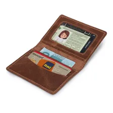 Kit 10 Carteira Masculina Porta Cartão Slim Couro LegÃtimo Cor Sortidas Foto mini 1