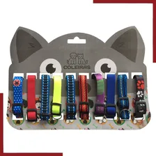 Kit 10 Cartela Coleiras Cachorros Gatos - Petshop Atacado Cor Diversas Foto mini 1