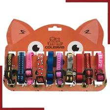 Kit 10 Cartela Coleiras Cachorros Gatos - Petshop Atacado Cor Diversas Foto mini 3
