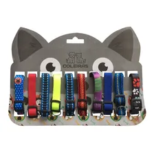 Kit 10 Cartela Coleiras Cachorros Gatos - Petshop Atacado Cor Diversas Foto mini 2