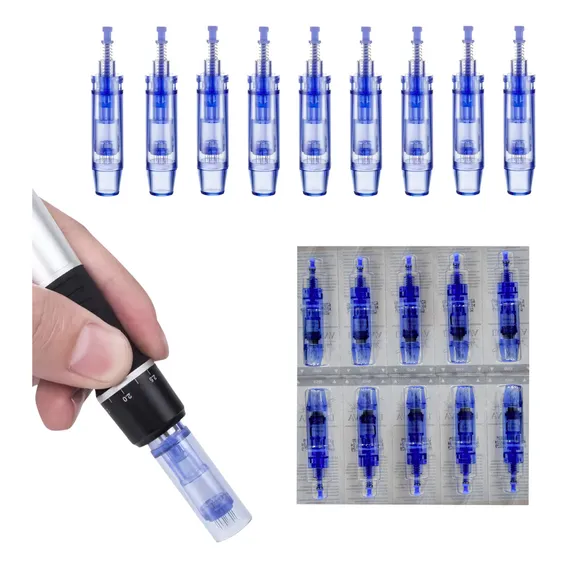 Kit 10 Cartuchos 36 Agulhas Ponteiras Dermapen Anvisa Foto 1