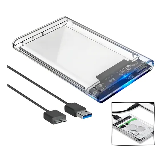 Kit 10 Cases External Para Hd De Notebook Usb 2.0   2.5 Foto 1