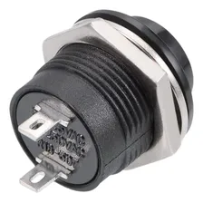 Kit 10 Chave Interruptor Botão R13-507 Redonda Preto Foto mini 2
