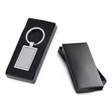 Kit 10 Chaveiro Retangular Inox 8x3,4 Cm - Caixinha Foto mini 3