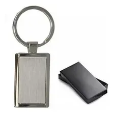 Kit 10 Chaveiro Retangular Inox 8x3,4 Cm - Caixinha Foto mini 4