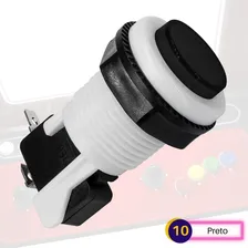 Kit 10 - Chaves Botão Pbs-29 Arcade Jukebox Fliperama Cor Preto Foto mini  2