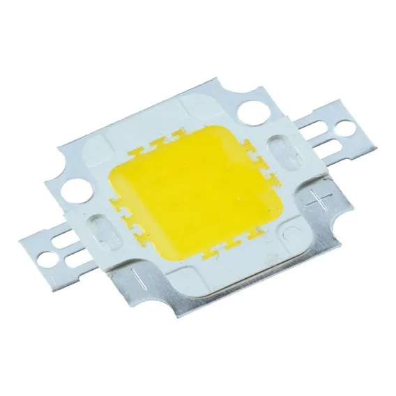 Kit 10 Chip Super Power Led 10w 9v-12v Branco Luz Branco-frio 9-12v Foto 1