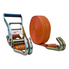 Kit 10 Cinta Catraca 5 Toneladas 9 Metros Gancho J Laranja Foto mini 4