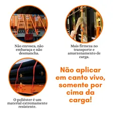 Kit 10 Cinta Catraca Amarração Em Aço 3 Toneladas 9 Metros Foto mini 4