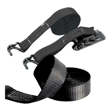 Kit 10 Cinta Catraca Carga 3 Toneladas 50mm 10m Amarração Cor Preto Foto mini 1