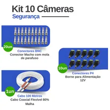Kit 10 Câmeras Tudo Forte Full Hd Dvr 16ch Hd 500gb Foto mini 3