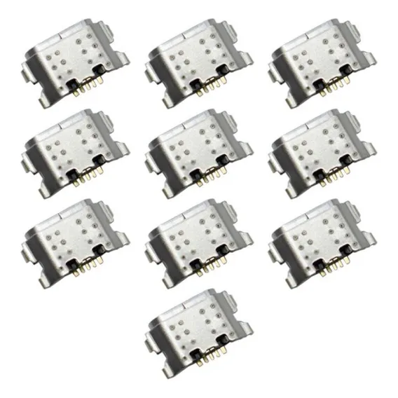 Kit 10 Conector De Carga Para Galaxy A03 A03 Core Foto 1