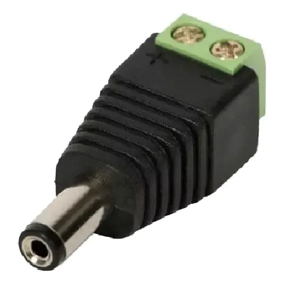 Kit 10 Conector P4 Macho Alimentação Camera Cftv Segurança Foto 1