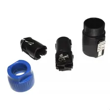 Kit 10 Conector Plug Speakon Macho 4 Polos Cor Preto Foto mini 3