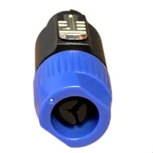 Kit 10 Conector Plug Speakon Macho 4 Polos Cor Preto Foto mini 2