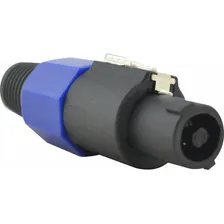 Kit 10 Conector Plug Speakon Tipo Neutrik 4 Polos Macho Foto mini 2