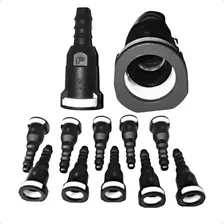 Kit 10 Conector Quick Engate Rápido Reto 9,75mm Interno Foto  mini 1