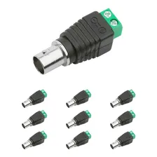 Kit 10 Conectores Bnc Fêmea Borne Parafuso Cftv - Fc Foto  mini 1
