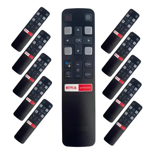 Kit 10 Controle Tcl Smart 4k Netflix Globoplay Semp Rc802v Foto 1