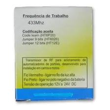Kit 10 Controles Remoto Tx Car Hombrus Farol Alto Portão 433 Foto mini 3