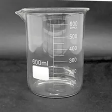 Kit 10 Copo Becker Vidro Boro Graduado 600ml Forma Baixa Foto mini 2