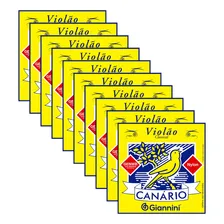Kit 10 Cordas Nylon Para Violão Giannini Canário Bolinha Com Foto mini 1