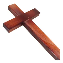 Kit 10 Cruz Crucifixo Madeira Sem Imagem 15,5cm Atacado Foto mini 3