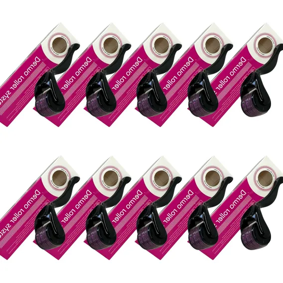 Kit 10 Dermaroller 540 Agulhas Derma Roller Microagulhamento Foto 1