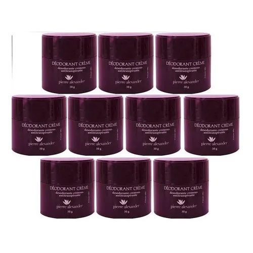 Kit 10 Desodorantes Pierre Alexander Creme 50g Foto 1