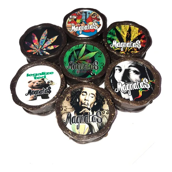 Kit 10 Dichavador Moedor Triturador Fibra De Coco Cor Marrom Kit 10 Dichavador Fibra De Coco Tradicional Magnatas Foto 1