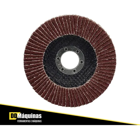 Kit 10 Disco Lixa Flap 4.1/2 115mm Grão 60 Metal 740289 Mtx Foto 1