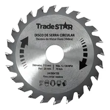 Kit 10 Disco Serra Circular Videa 110x20mm 24 Dentes Foto mini 2