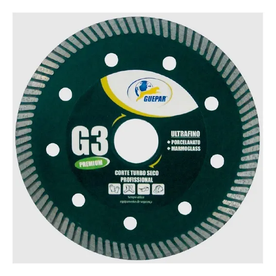 Kit 10 Discos Corte Porcelanato G3 - Guepar Foto 1