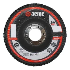 Kit 10 Discos Flap Aeme Standard Nylon Reto 7 Grão 80 Foto  mini 1