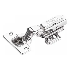 Kit 10 Dobradiça Inox Click C/amortecedor Curva 35mm Renna Foto  mini 1