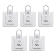 Kit 10 Economizador De Energia Para Hotel, Airbnb, Pousada Cor Branco Foto mini 1